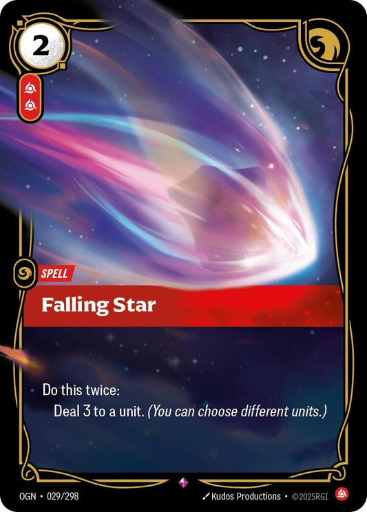 Riftbound: League of Legends Trading Card Game Origins Falling Star 029/298 Rare