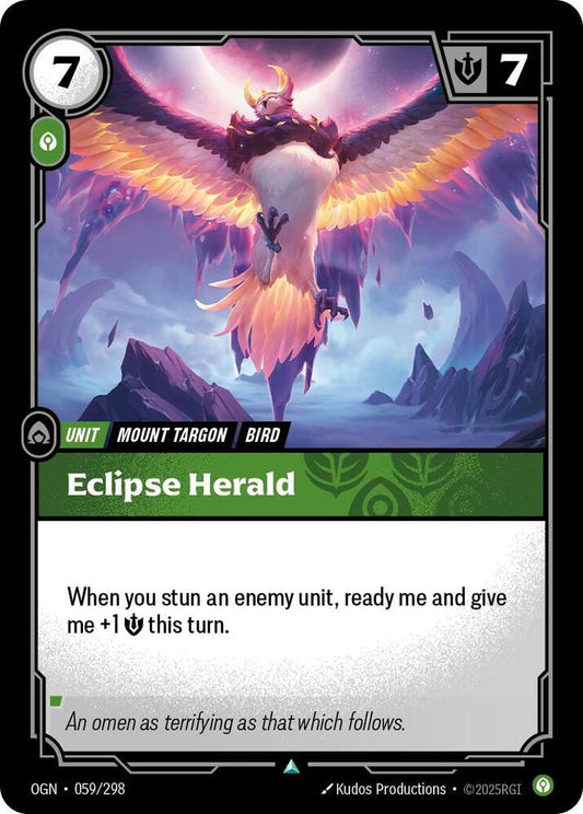 Riftbound: League of Legends Trading Card Game Origins Eclipse Herald #059 Uncommon Near Mint