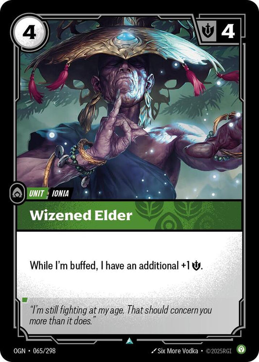Riftbound: League of Legends Trading Card Game Origins Wizened Elder #065 Uncommon Near Mint