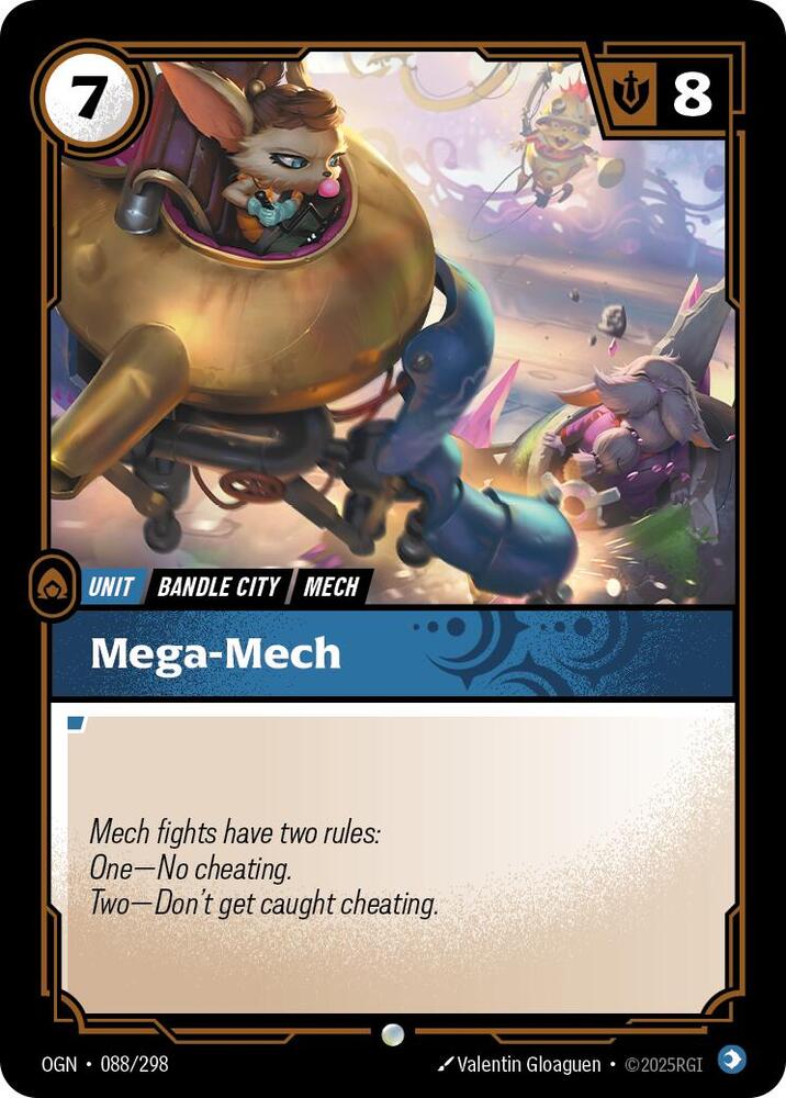 Riftbound: League of Legends Trading Card Game Origins Mega-Mech #088 Common Near Mint Foil