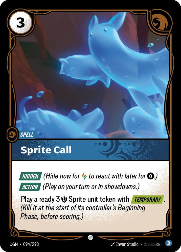 Riftbound: League of Legends Trading Card Game Origins Sprite Call 094/298 Common