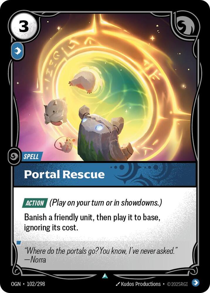 Riftbound: League of Legends Trading Card Game Origins Portal Rescue 102/298 Uncommon