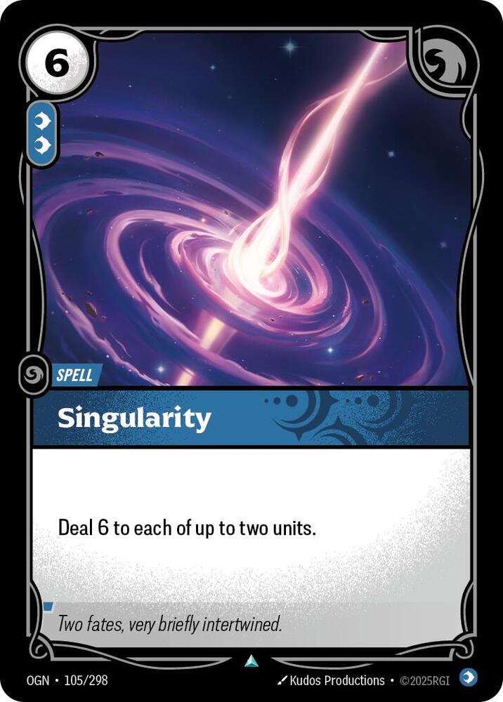 Riftbound: League of Legends Trading Card Game Origins Singularity 105/298 Uncommon