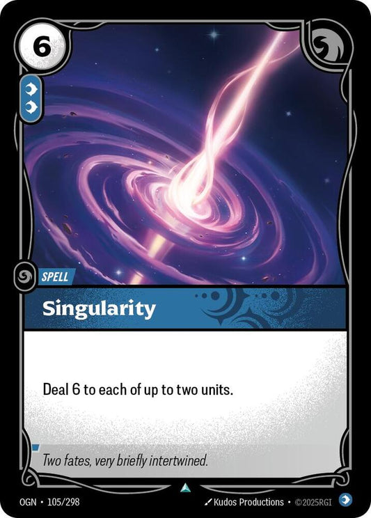 Riftbound: League of Legends Trading Card Game Origins Singularity #105 Uncommon Near Mint
