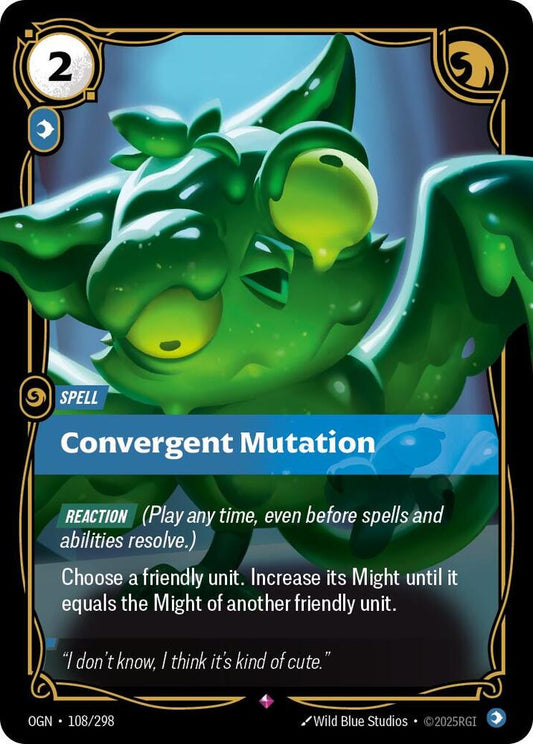Riftbound: League of Legends Trading Card Game Origins Convergent Mutation 108/298 Rare