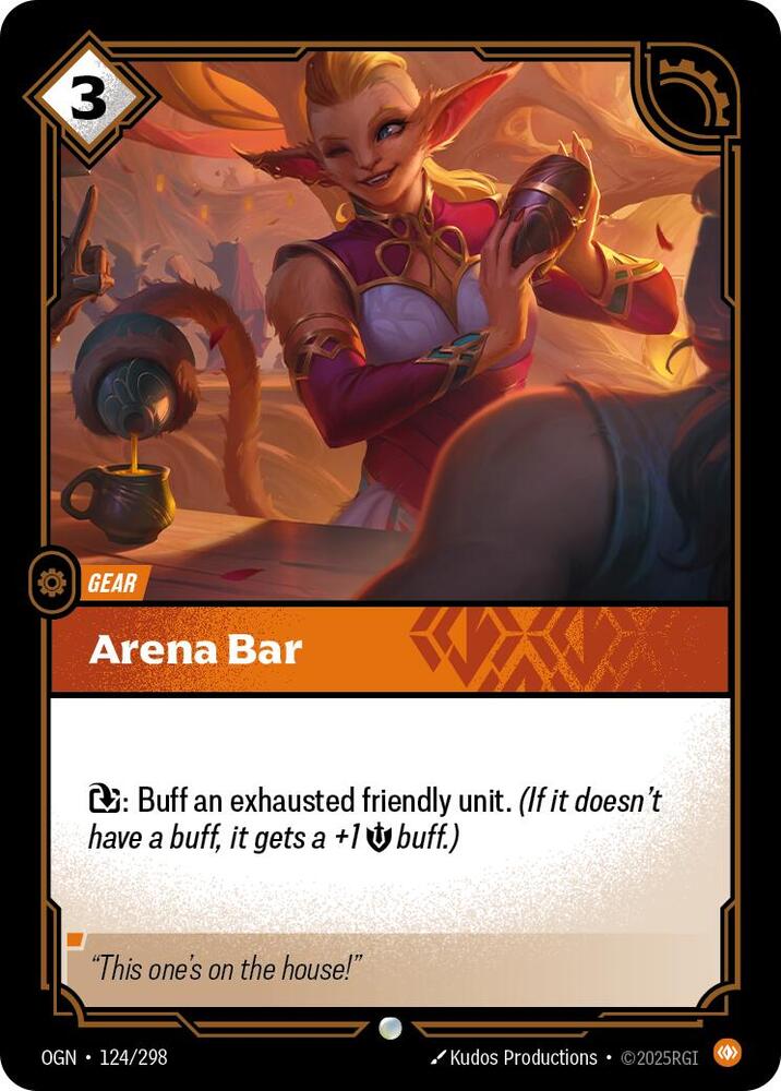 Riftbound: League of Legends Trading Card Game Origins Arena Bar #124 Common Near Mint
