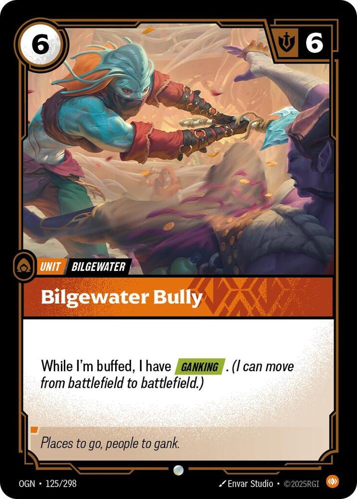 Riftbound: League of Legends Trading Card Game Origins Bilgewater Bully #125 Common Near Mint