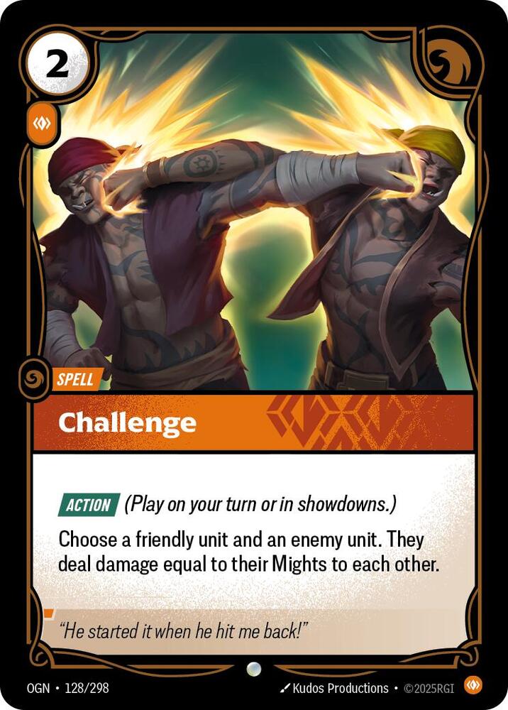 Riftbound: League of Legends Trading Card Game Origins Challenge #128 Common Near Mint