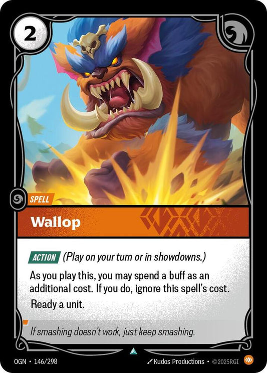 Riftbound: League of Legends Trading Card Game Origins Wallop #146 Uncommon Near Mint