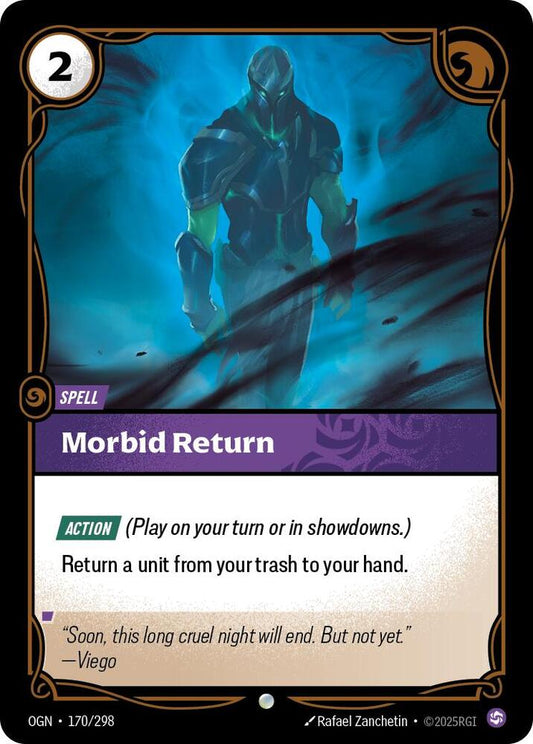 Riftbound: League of Legends Trading Card Game Origins Morbid Return #170 Common Near Mint