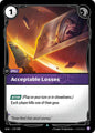 Riftbound: League of Legends Trading Card Game Origins Acceptable Losses 179/298 Uncommon
