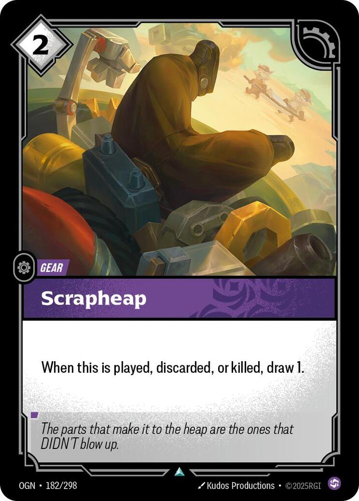 Riftbound: League of Legends Trading Card Game Origins Scrapheap #182 Uncommon Near Mint