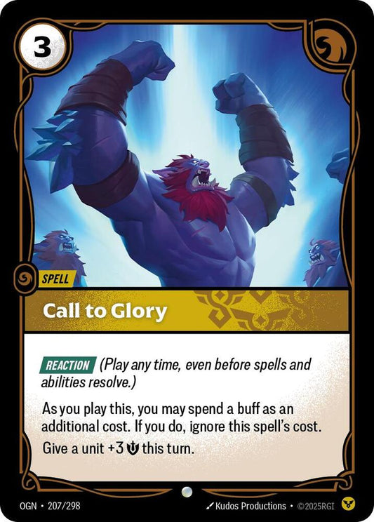 Riftbound: League of Legends Trading Card Game Origins Call to Glory #207 Common Near Mint