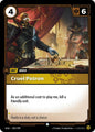 Riftbound: League of Legends Trading Card Game Origins Cruel Patron #208 Common Near Mint