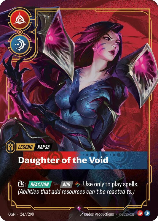 Riftbound: League of Legends Trading Card Game Origins Kai'Sa - Daughter of the Void 247/298 Rare