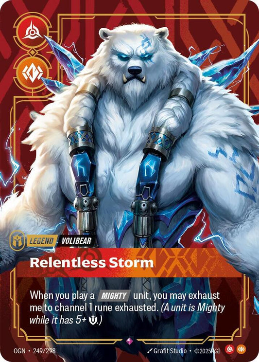 Riftbound: League of Legends Trading Card Game Origins Volibear - Relentless Storm 249/298 Rare