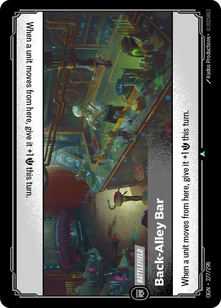 Riftbound: League of Legends Trading Card Game Origins Back-Alley Bar 277/298 Uncommon