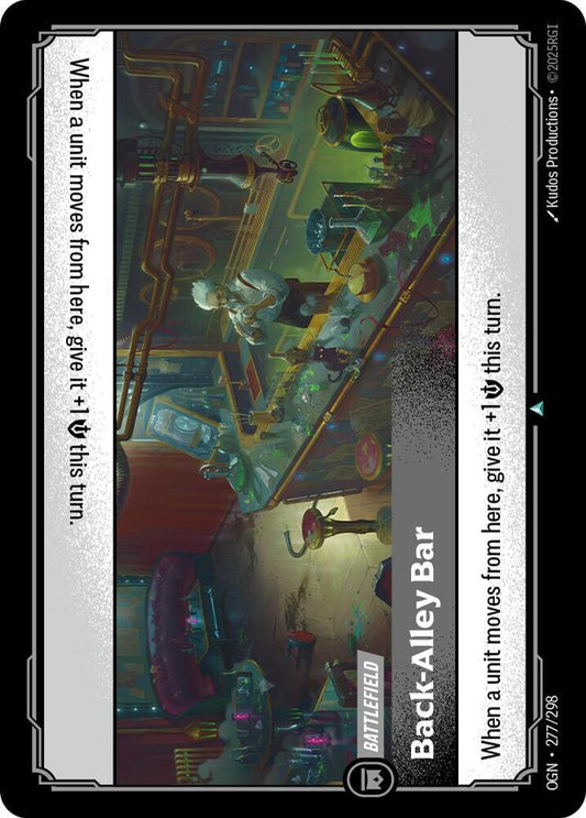 Riftbound: League of Legends Trading Card Game Origins Back-Alley Bar #277 Uncommon Near Mint