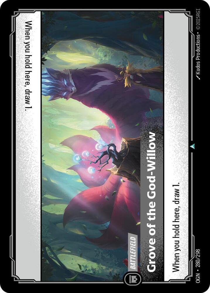 Riftbound: League of Legends Trading Card Game Origins Grove of the God-Willow #280 Uncommon Near Mint