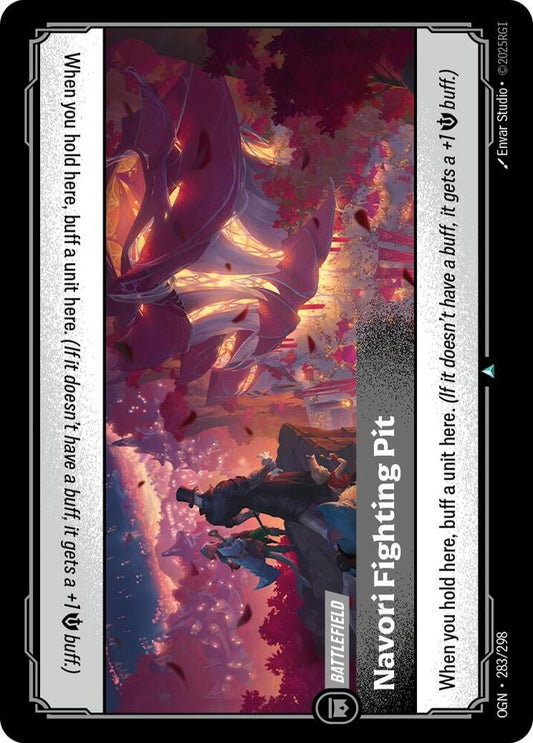 Riftbound: League of Legends Trading Card Game Origins Navori Fighting Pit #283 Uncommon Near Mint