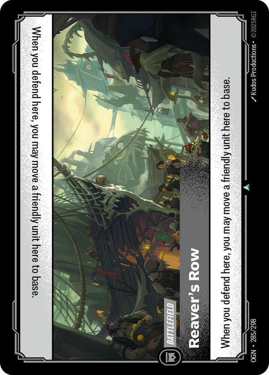 Riftbound: League of Legends Trading Card Game Origins Reaver's Row #285 Uncommon Near Mint