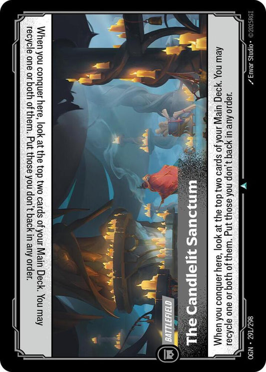 Riftbound: League of Legends Trading Card Game Origins The Candlelit Sanctum #291 Uncommon Near Mint Foil
