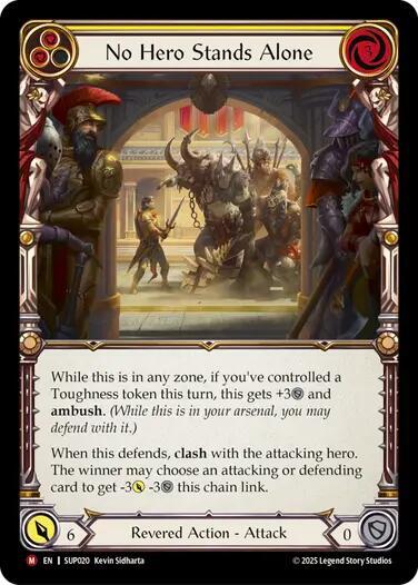 Flesh and Blood TCG Super Slam No Hero Stands Alone SUP020 Majestic