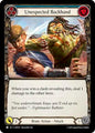 Flesh and Blood TCG Super Slam Unexpected Backhand (Blue) SUP163 Common