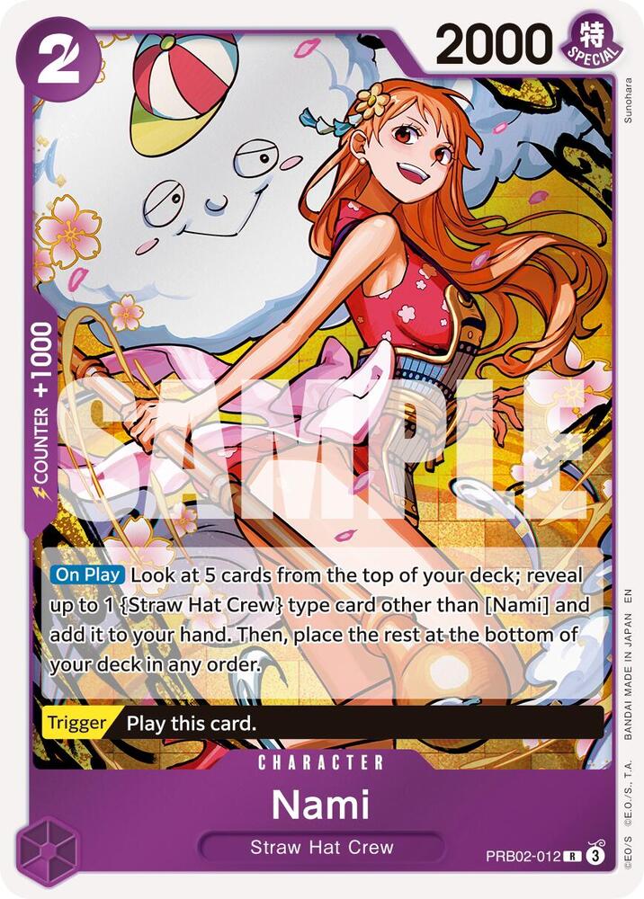 One Piece Card Game Premium Booster -The Best- Vol. 2 Nami PRB02-012 R