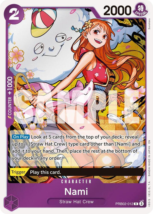 One Piece Card Game Premium Booster -The Best- Vol. 2 Nami PRB02-012 R