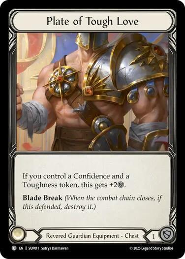 Flesh and Blood TCG Super Slam Plate of Tough Love SUP011 Common