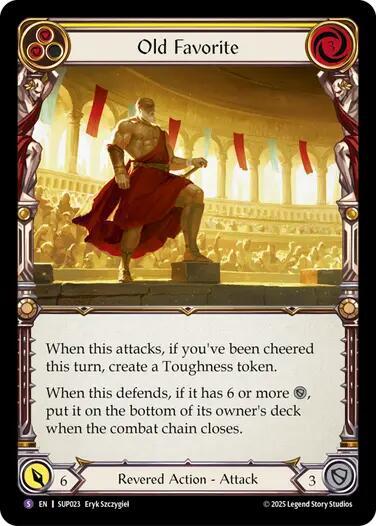 Flesh and Blood TCG Super Slam Old Favorite SUP023 Super Rare