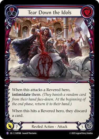 Flesh & Blood TCG Super Slam Tear Down the Idols SUP086 Super Rare Near Mint