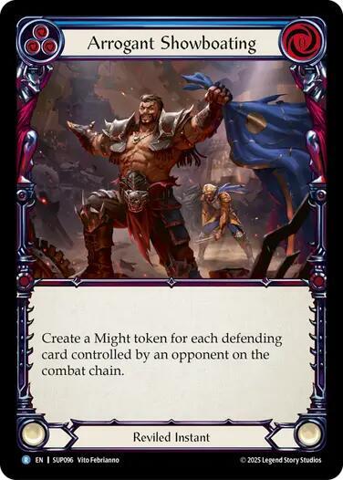 Flesh and Blood TCG Super Slam Arrogant Showboating SUP096 Rare