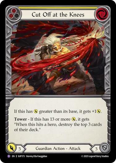 Flesh and Blood TCG Super Slam Cut Off at the Knees SUP173 Super Rare