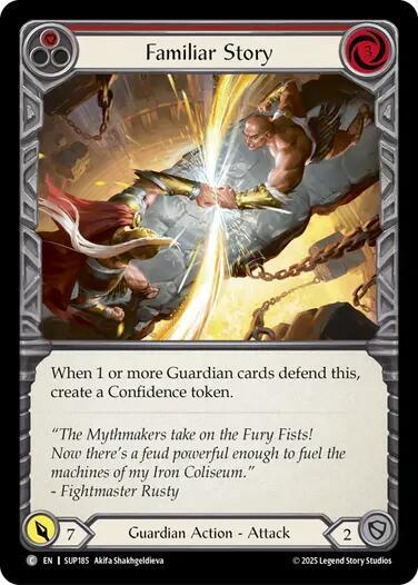 Flesh and Blood TCG Super Slam Familiar Story SUP185 Common