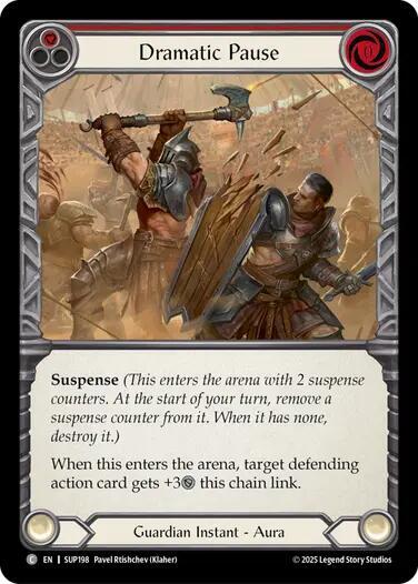 Flesh & Blood TCG Super Slam Dramatic Pause (Red) SUP198 Common Near Mint
