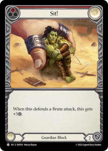 Flesh & Blood TCG Super Slam Sit! SUP210 Common Near Mint