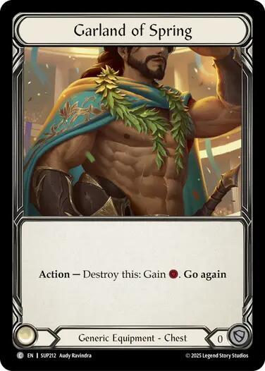 Flesh & Blood TCG Super Slam Garland of Spring SUP212 Common Near Mint