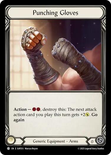 Flesh & Blood TCG Super Slam Punching Gloves SUP213 Common Near Mint