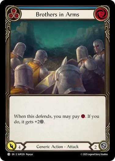 Flesh & Blood TCG Super Slam Brothers in Arms (Blue) SUP229 Common Near Mint
