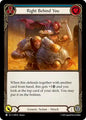 Flesh & Blood TCG Super Slam Right Behind You (Blue) SUP235 Common Near Mint