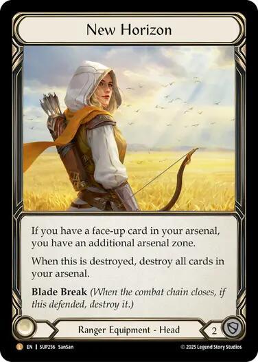 Flesh and Blood TCG Super Slam New Horizon SUP256 Legendary