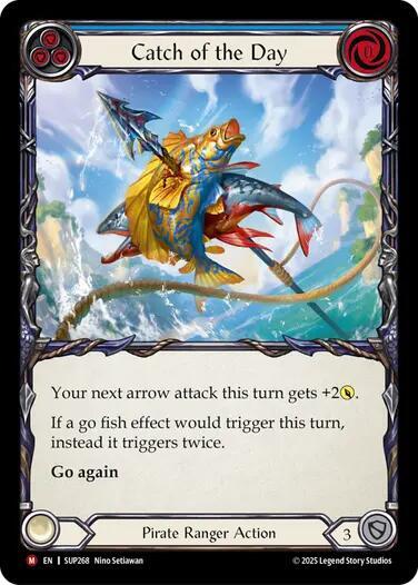 Flesh and Blood TCG Super Slam Catch of the Day SUP268 Majestic