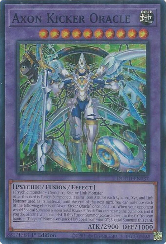 YuGiOh Cards Doom of Dimensions Axon Kicker Oracle DOOD-EN037 Super Rare