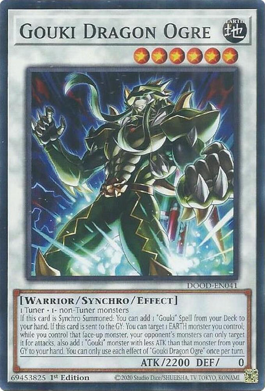 YuGiOh Cards Doom of Dimensions Gouki Dragon Ogre DOOD-EN041 Common