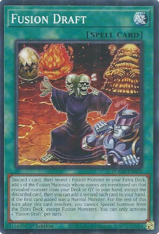 YuGiOh Cards Doom of Dimensions Fusion Draft DOOD-EN070 Common