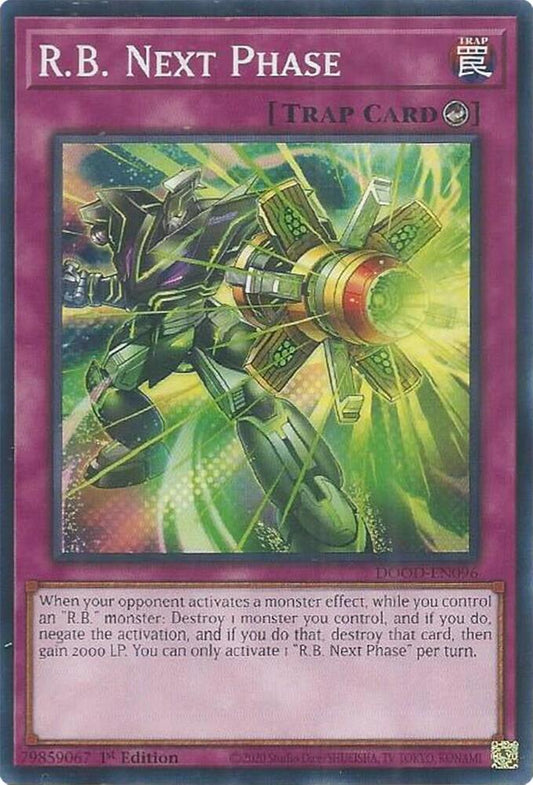 YuGiOh Cards Doom of Dimensions R.B. Next Phase DOOD-EN096 Common
