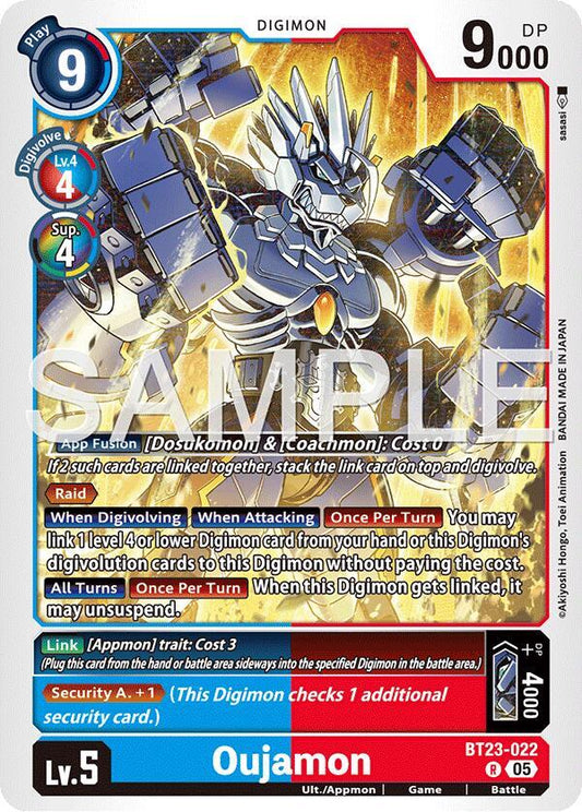 Digimon TCG Hackers' Slumber Oujamon