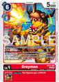 Digimon TCG Hackers' Slumber Greymon BT23-008 U Uncommon